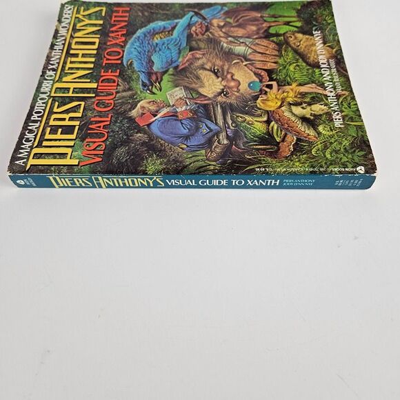 Book Piers Anthony & Jody Nye VISUAL GUIDE TO XANTH Xanthian Wonders Vintage '89 - Picture 3 of 10